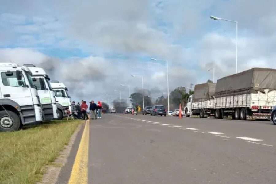 Cortes de rutas en varios puntos de Entre Ríos