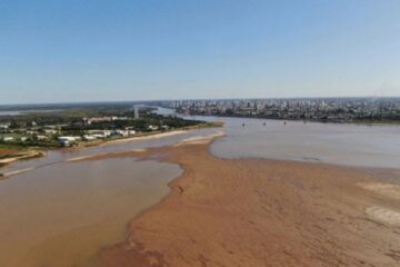 Río Paraná: prevén la mayor bajante para el mes de noviembre (mención a Entre Ríos)