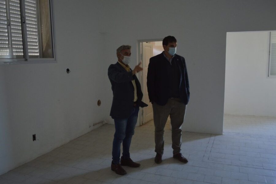 El intendente visitó el hospital San Blas