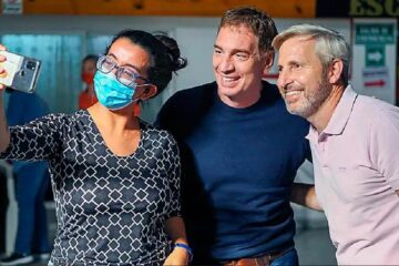 Santilli y Frigerio hicieron campaña en las dos orillas