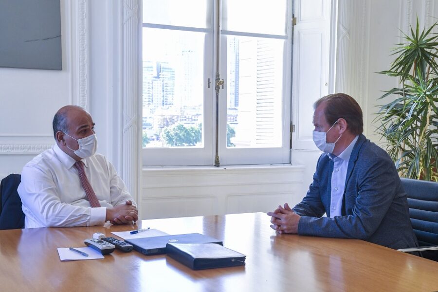 Bordet y Manzur dialogaron sobre obras para Entre Ríos y la apertura de pasos fronterizos
