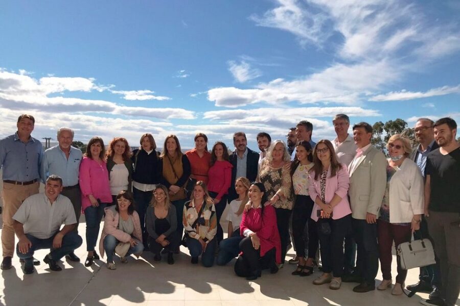 Diputados de Juntos por el Cambio visitaron Chubut (presencia de legisladora entrerriana)