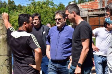 Francolini activó la campaña en Concordia