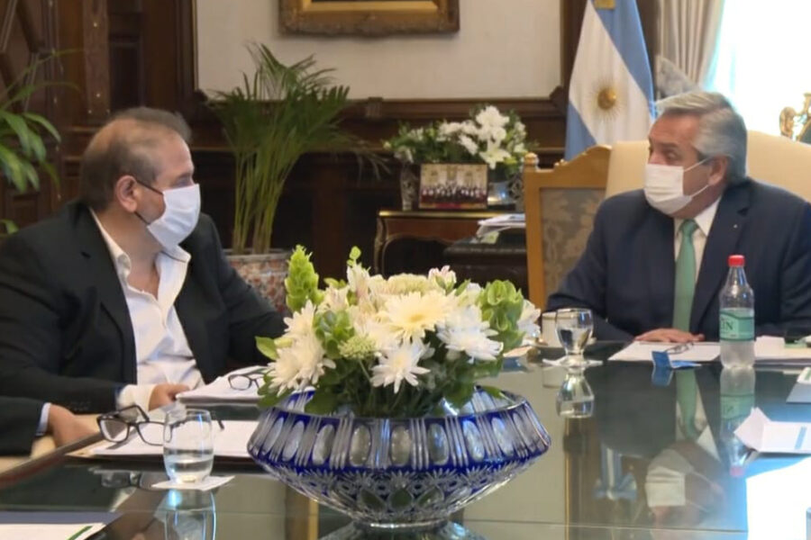 El Presidente prometió apoyo para la reconstrucción