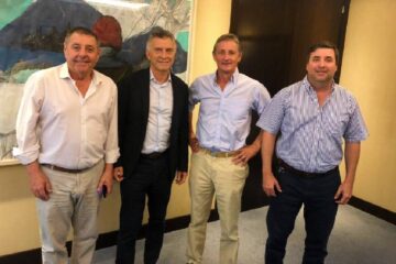 Legisladores entrerrianos junto a Macri