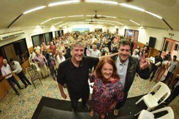 Mariotto, Castro y Boudou estuvieron en Paraná