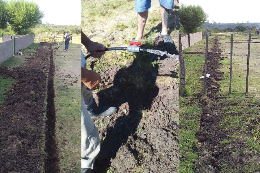 Nuevas redes de distribución de agua en Bº Hipódromo