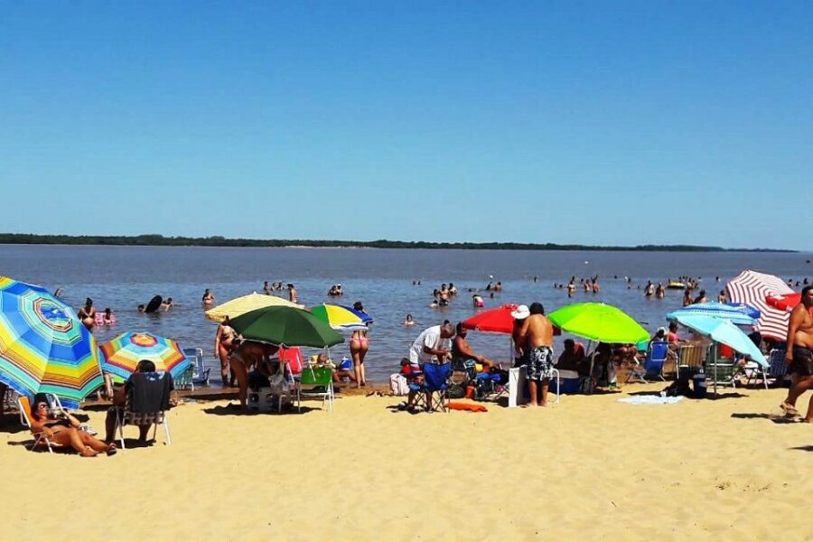 Explotaron las playas uruguayenses