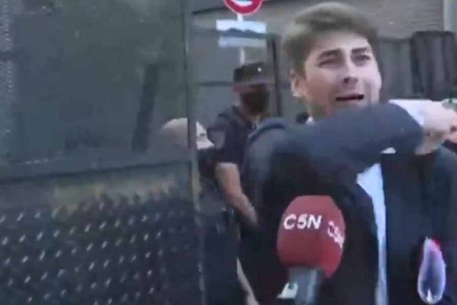 Así llegó El Presto al juicio: murga, megáfono y pelea con una periodista de C5N (Youtuber entrerriano)