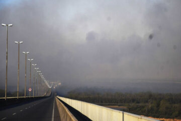 Baja visibilidad: varias provincias afectadas por el humo debido a los incendios (Mención a Entre Ríos)