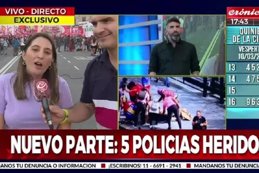 Manuela Castañeira: “Nosotros no tiramos piedras, pedimos una marcha pacífica” (dirigente entrerriana)