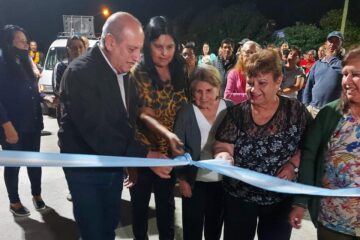 Se inauguró calle Lisandro de la Torre
