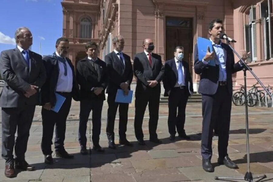 (Mención a Bordet) Gobernadores PJ blindan a la Rosada y van a la Corte contra Larreta