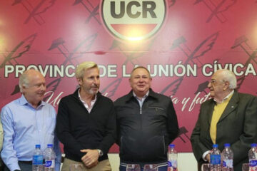 Rogel y Frigerio juntos