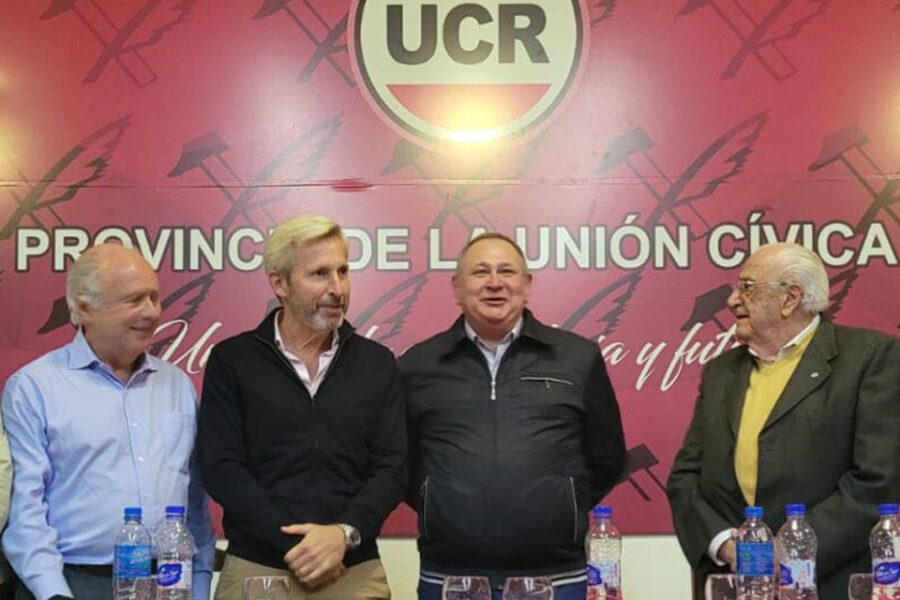 Rogel y Frigerio juntos