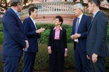 (Mención a Bordet) De Pedro y ocho gobernadores viajan a Israel