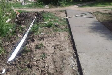 Trabajos de ordenamiento urbano en Bº Palomar