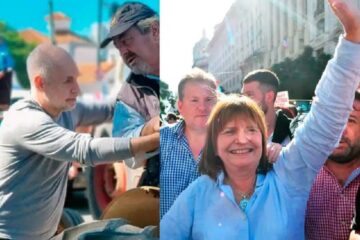 (Mención a dirigente entrerriano) La oposición, en la primera fila de una marcha con lectura política