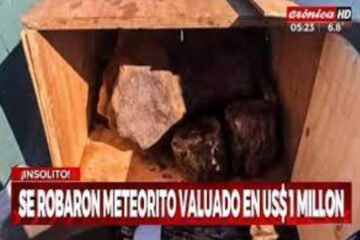 (Mención a Entre Ríos) ¡Se robaron un meteorito valuado en un millón de pesos!