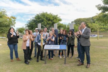 Pusieron en valor el Paseo de la Memoria del Parque Nuevo