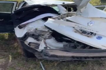 Accidente y milagro en Entre Ríos: volcó en su auto Marcos Urtubey, hijo del ex gobernador de Salta