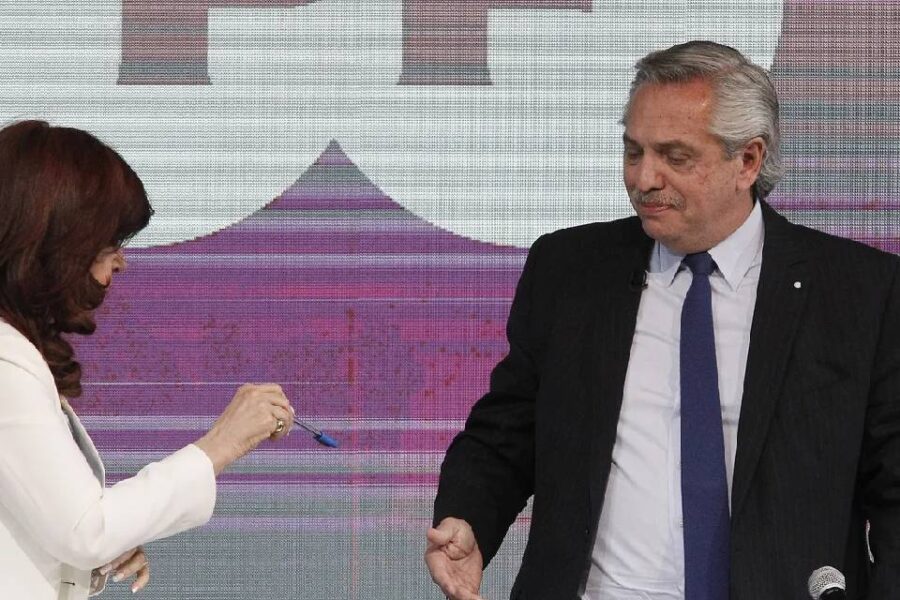 El reencuentro de Alberto y Cristina según los medios nacionales