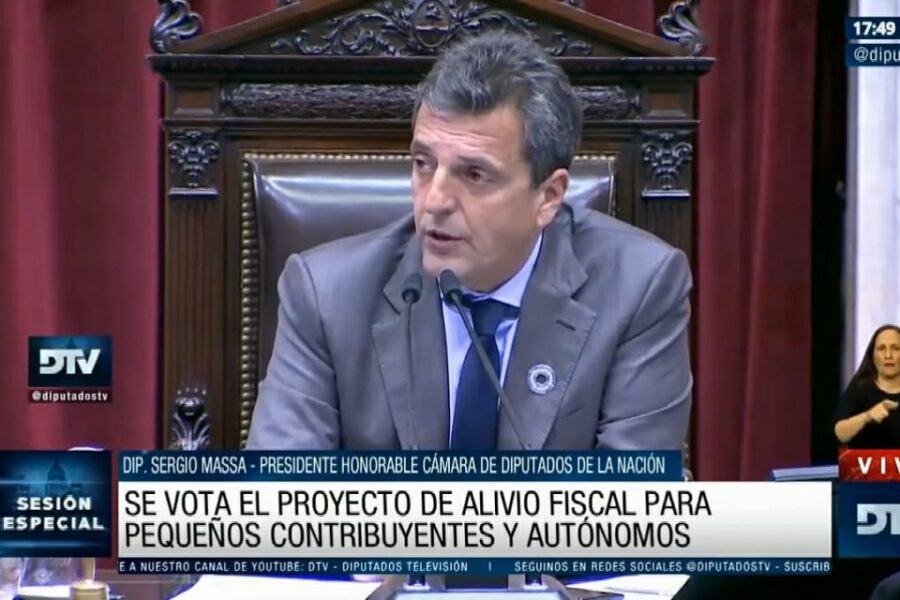 (Mención a Parque Nacional entrerriano) Diputados le dio media sanción a la Ley de Alivio Fiscal para monotributistas y autónomos