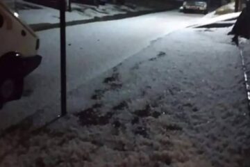Fuerte temporal con caída de granizo afectó Entre Ríos y dejó grandes daños