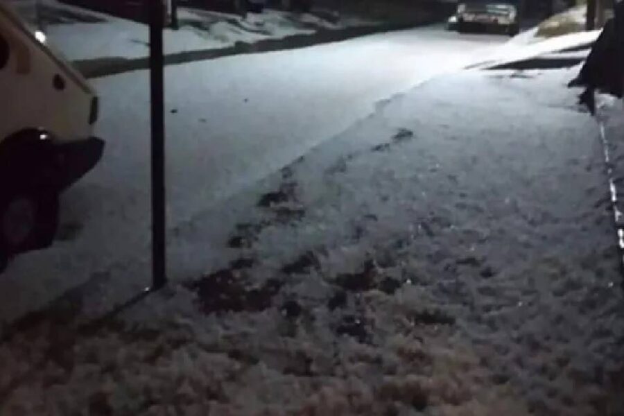 Fuerte temporal con caída de granizo afectó Entre Ríos y dejó grandes daños