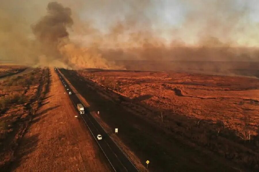 (Mención a Entre Ríos) Por los incendios en el Delta, persiste el humo en Ciudad de Buenos Aires y norte del Conurbano