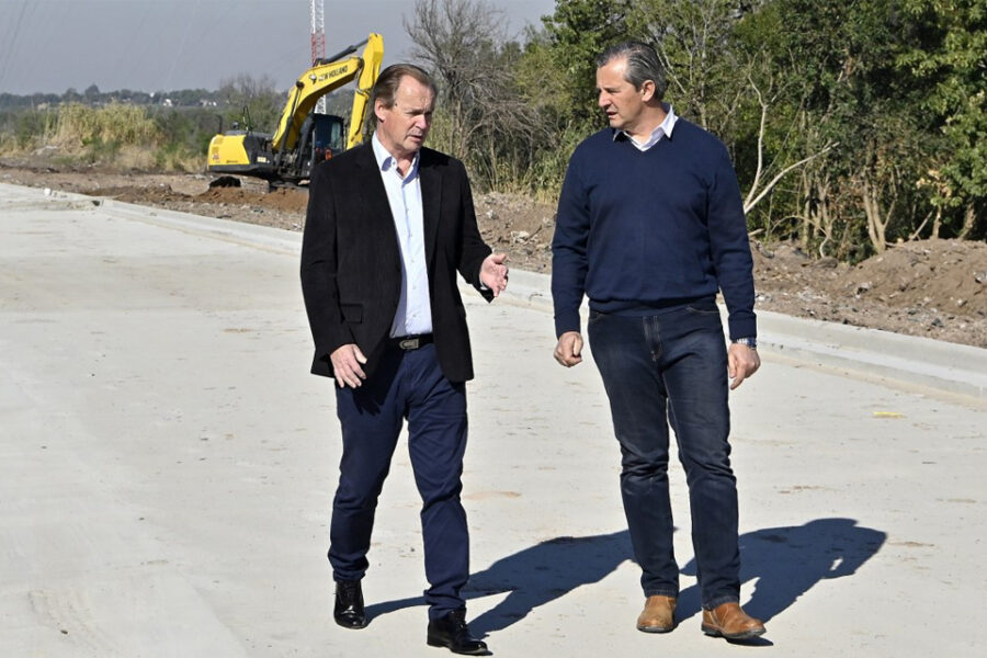 “Hay un gran desarrollo de la obra pública en toda la provincia”, aseguró Bordet