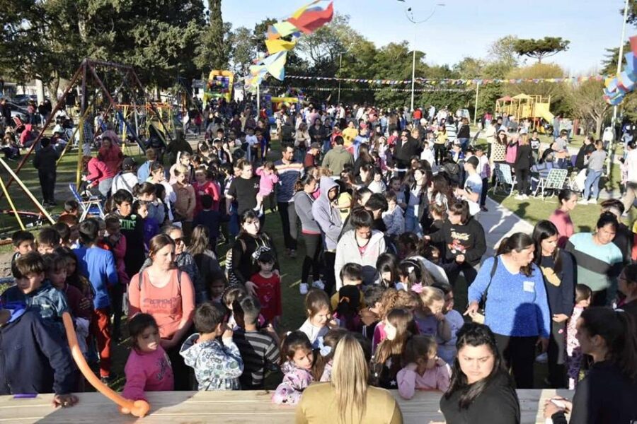 Festejo por triplicado el en Día de las Infancias