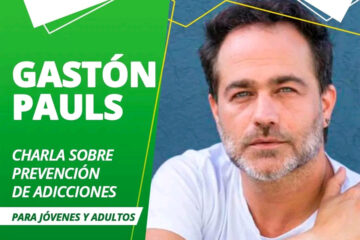 Gastón Pauls dará una charla sobre prevención de adicciones