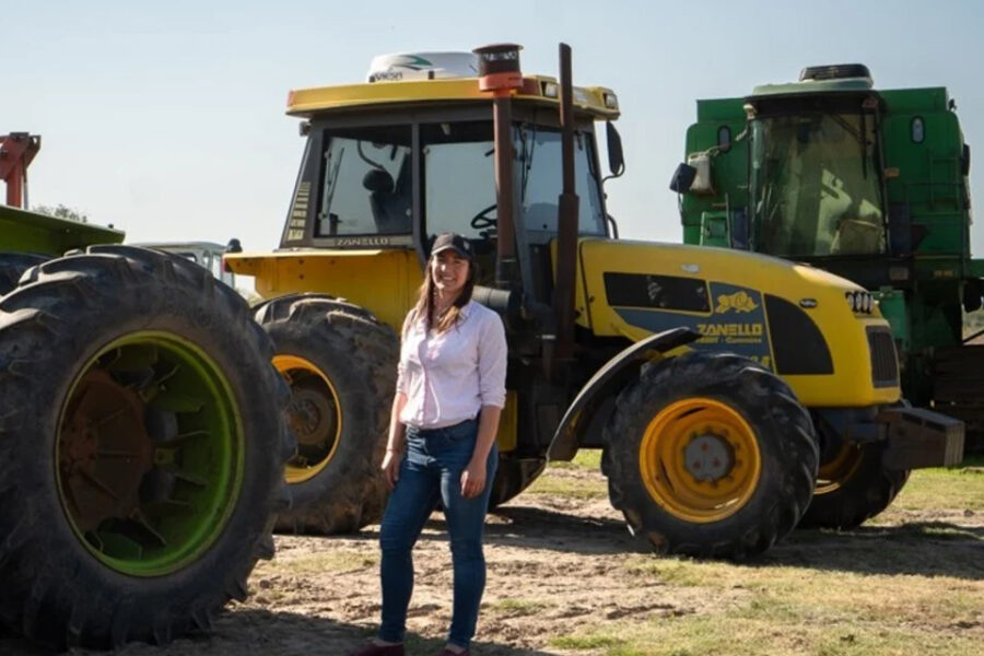 (Mención a localidad entrerriana) Ganadera y arrocera: trabaja desde muy chica en el campo y ahora maneja la empresa familiar con su hermana