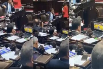 (Mención a diputado entrerriano) Un diputado del FdT miraba un partido de básquet y con auriculares en pleno debate del Presupuesto 2023