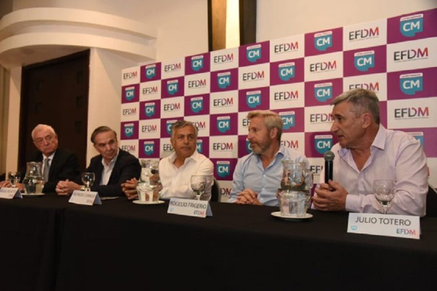 Frigerio ahora con Pichetto junto a radicales
