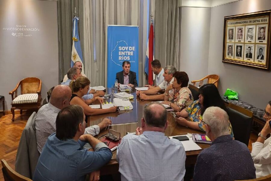 Senadores analizan el presupuesto de Bordet