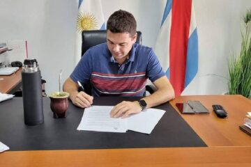 Pavimentación de calle Perón en el barrio El Brillante