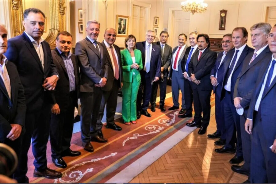 (Mención a Bordet) Alberto Fernández se reúne con gobernadores en Casa Rosada