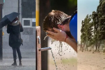 (Mención a Entre Ríos) Fuertes lluvias, calor extremo y vientos intensos: así estará el clima en todo el país