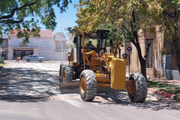 Comenzó el repavimentado sobre calle 25 de mayo