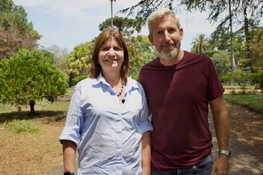 Patricia Bullrich y Rogelio Frigerio hicieron campaña juntos en Entre Ríos