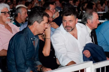 Cresto con el intendente que apoya a Bahl