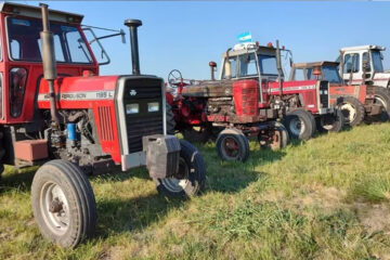 (Mención a Bahillo) El campo se movilizó en reclamo por asistencia del Estado ante la sequía