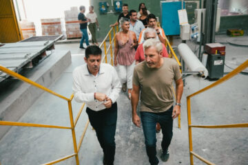 Frigerio omite críticas y sigue de recorrida por la provincia