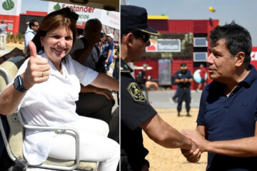 (Mención a Etchevehere) Patricia Bullrich y Facundo Manes, por caminos separados en Expoagro
