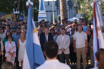 Bordet encabezó los actos por los 200 años de Feliciano