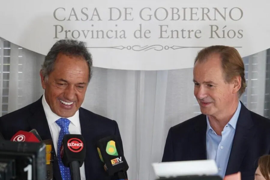 Daniel Scioli se reunió con los gobernadores de Entre Ríos y Santa Fe