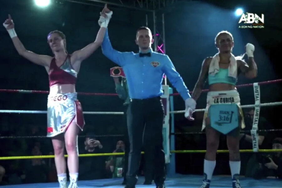 (Boxeadora entrerriana) Débora Dionicius perdió su corona mundial ante Segolene Lefebvre