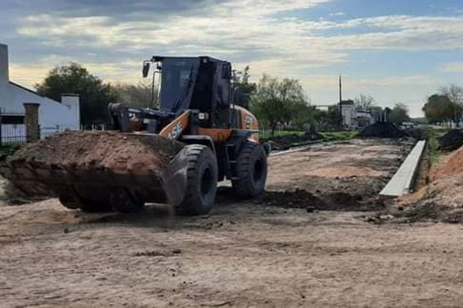 Avanzan las obras de mejoras en el Bº Pompeya